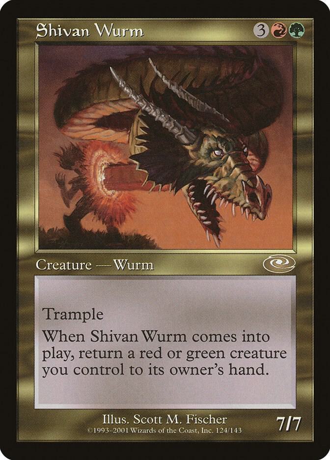 Shivan Wurm [Planeshift] 124