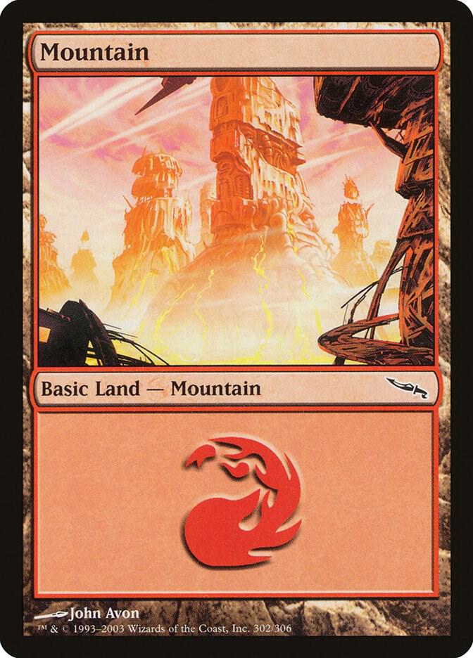 Mountain (302) [Mirrodin] 302