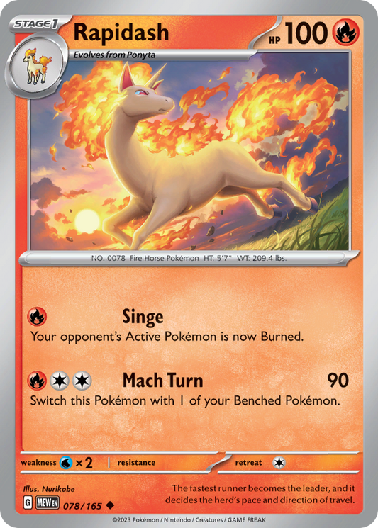 Rapidash - 78/165 151