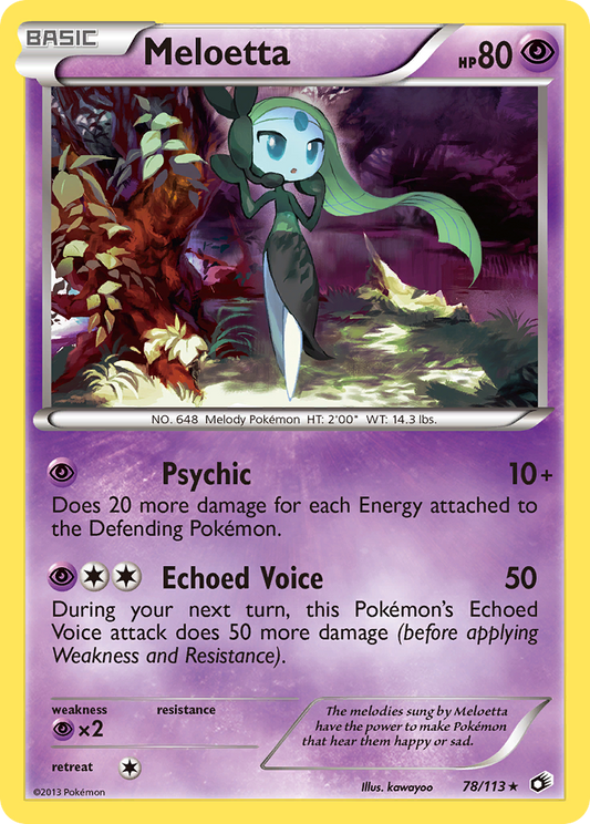 Meloetta - 78/113 Legendary Treasures