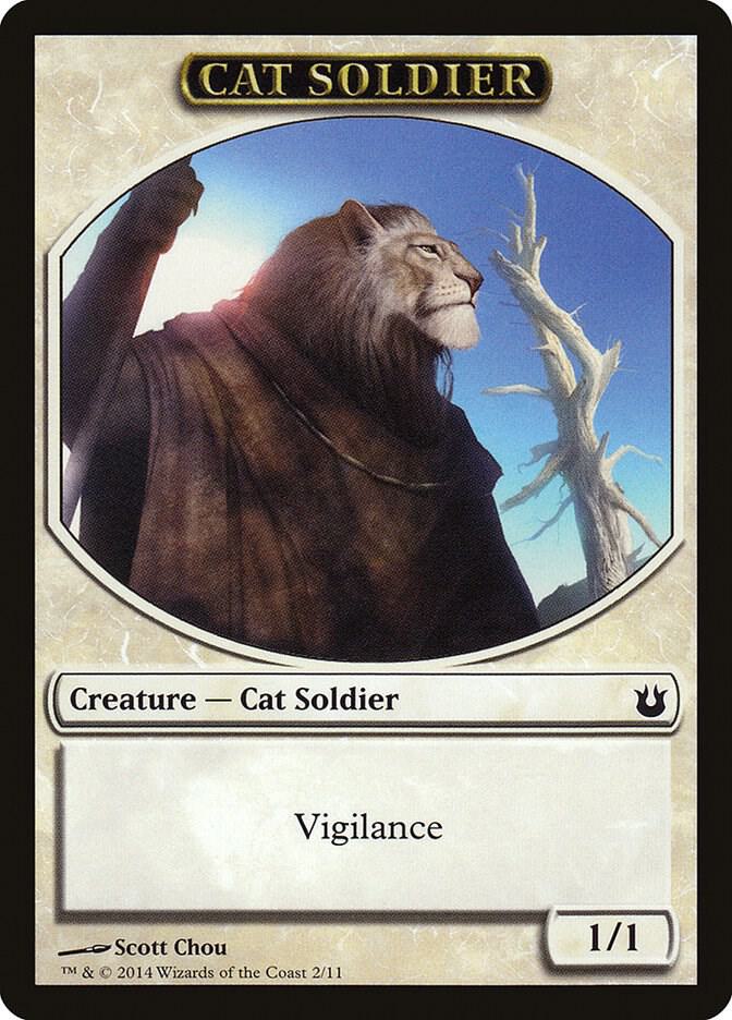 Cat Soldier Token [Born of the Gods] 2