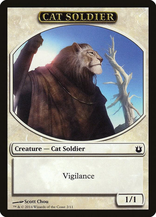 Cat Soldier Token [Born of the Gods] 2