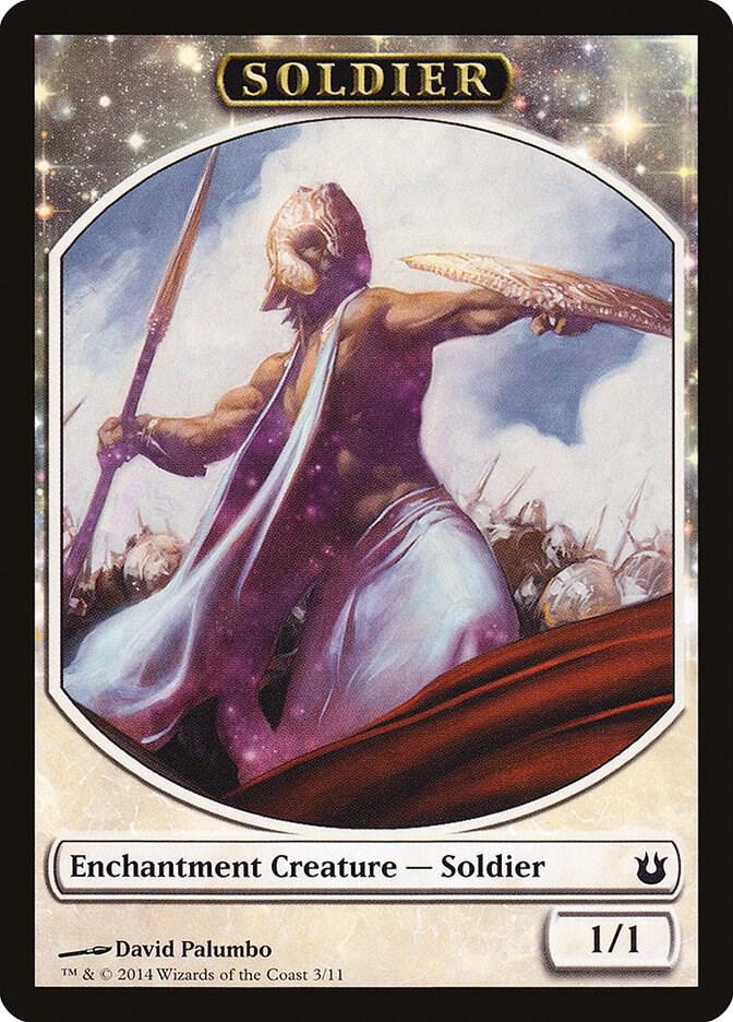 Soldier Token [Born of the Gods] 3
