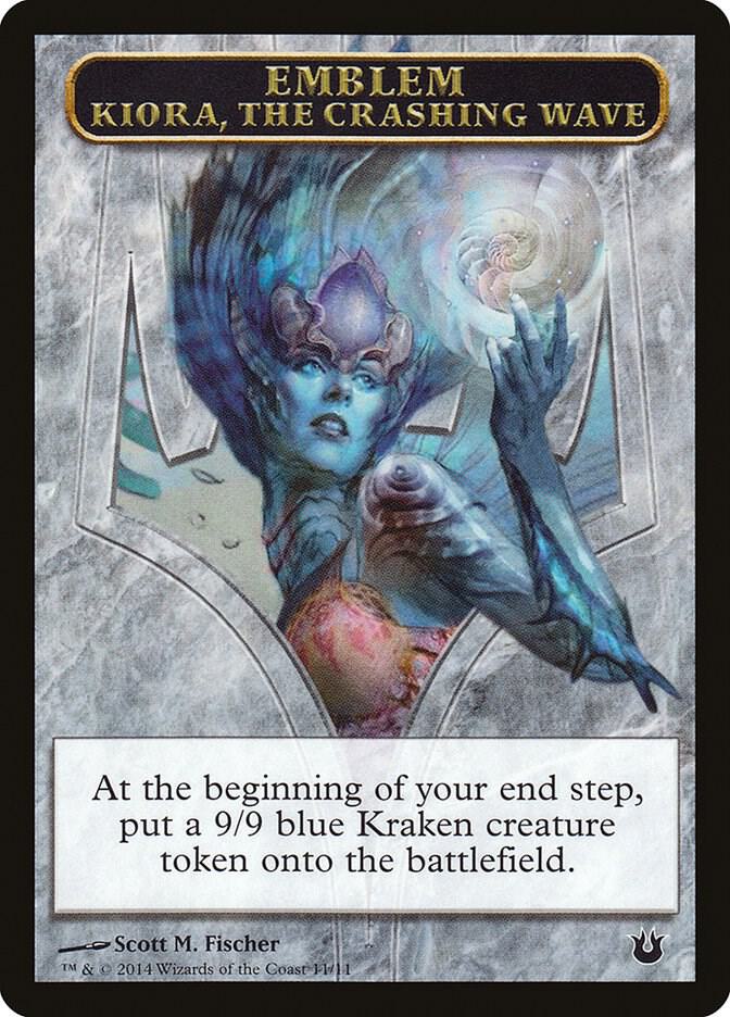 Emblem - Kiora, the Crashing Wave [Born of the Gods] 11
