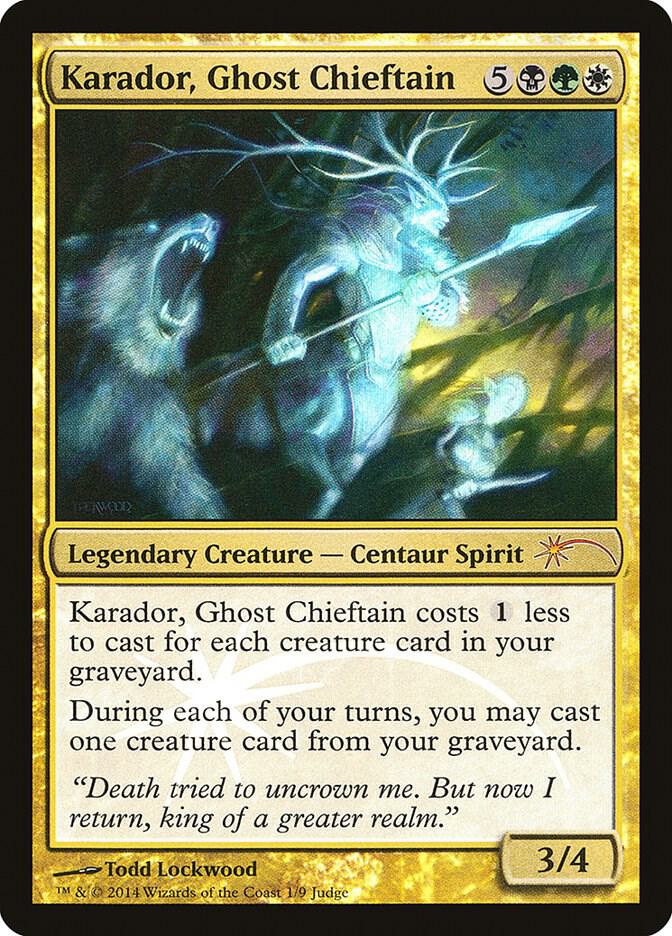 Karador, Ghost Chieftain [Judge Promos] 1