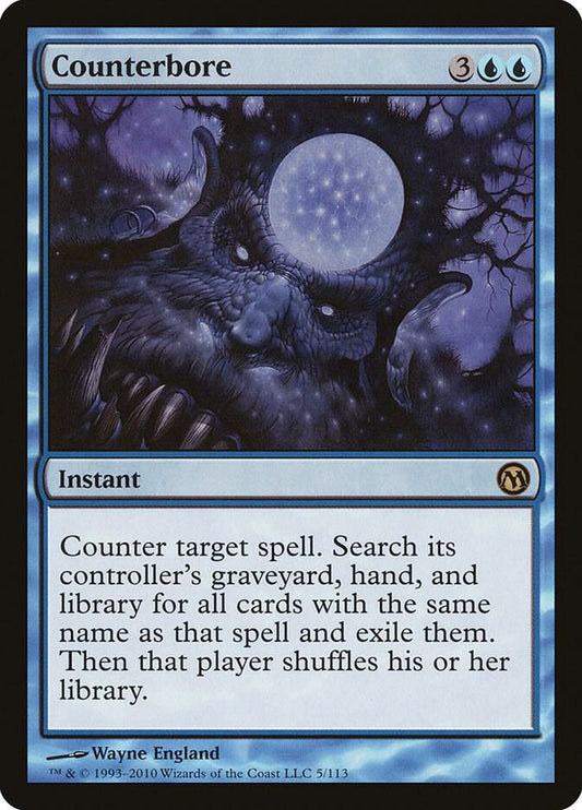 Counterbore [Duels of the Planeswalkers] 5