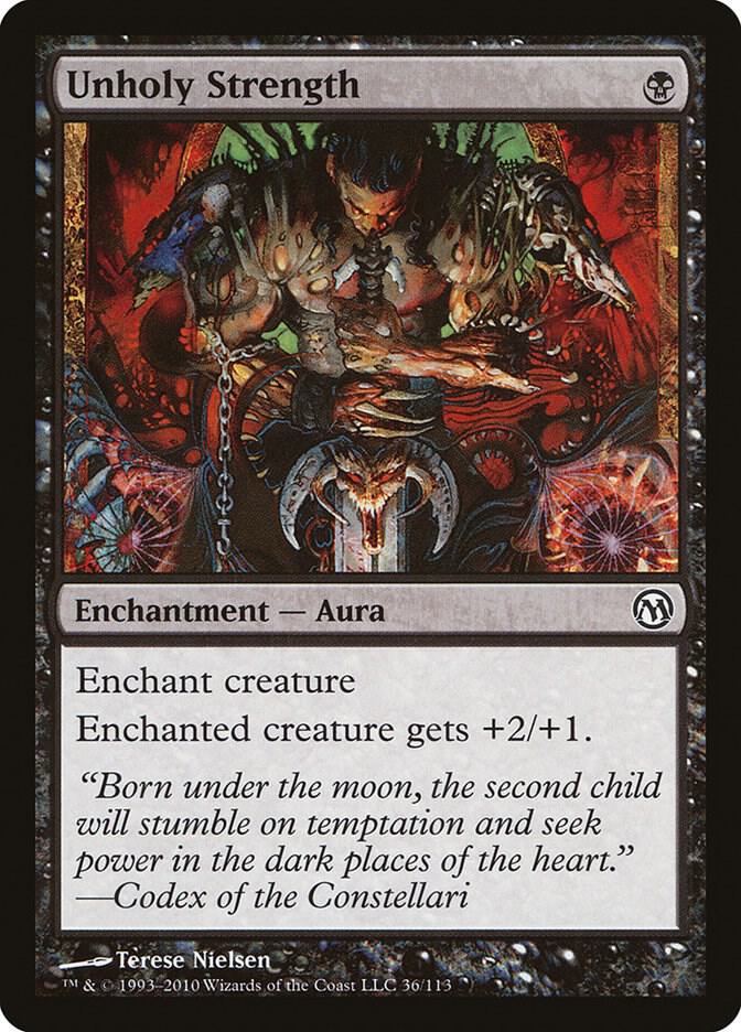 Unholy Strength [Duels of the Planeswalkers] 36