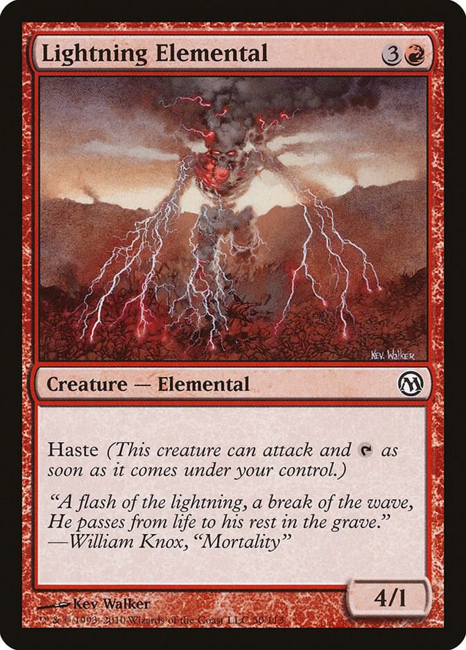 Lightning Elemental [Duels of the Planeswalkers] 50