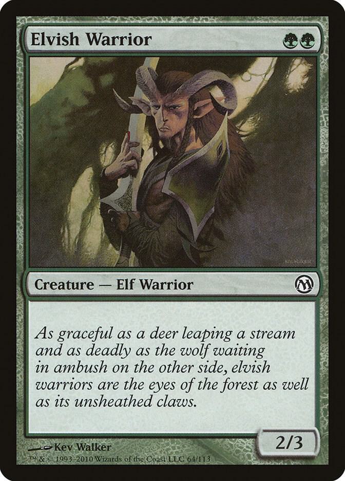 Elvish Warrior [Duels of the Planeswalkers] 64