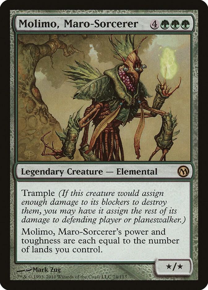 Molimo, Maro-Sorcerer [Duels of the Planeswalkers] 74