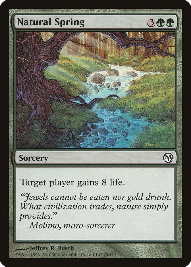 Natural Spring [Duels of the Planeswalkers] 75