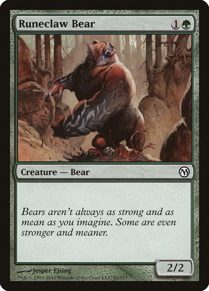 Runeclaw Bear [Duels of the Planeswalkers] 82