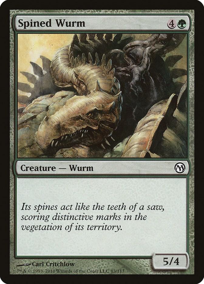 Spined Wurm [Duels of the Planeswalkers] 83