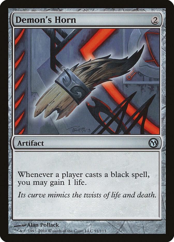 Demon's Horn [Duels of the Planeswalkers] 91