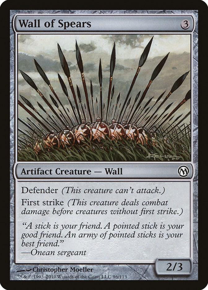 Wall of Spears [Duels of the Planeswalkers] 96