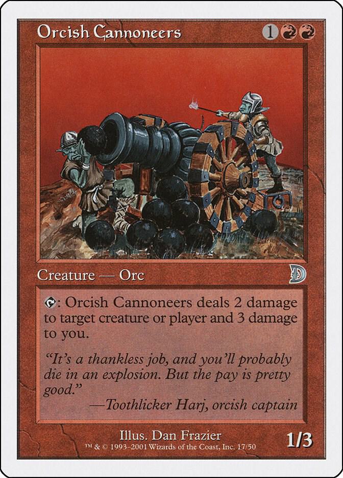 Orcish Cannoneers [Deckmasters Garfield vs Finkel] 17