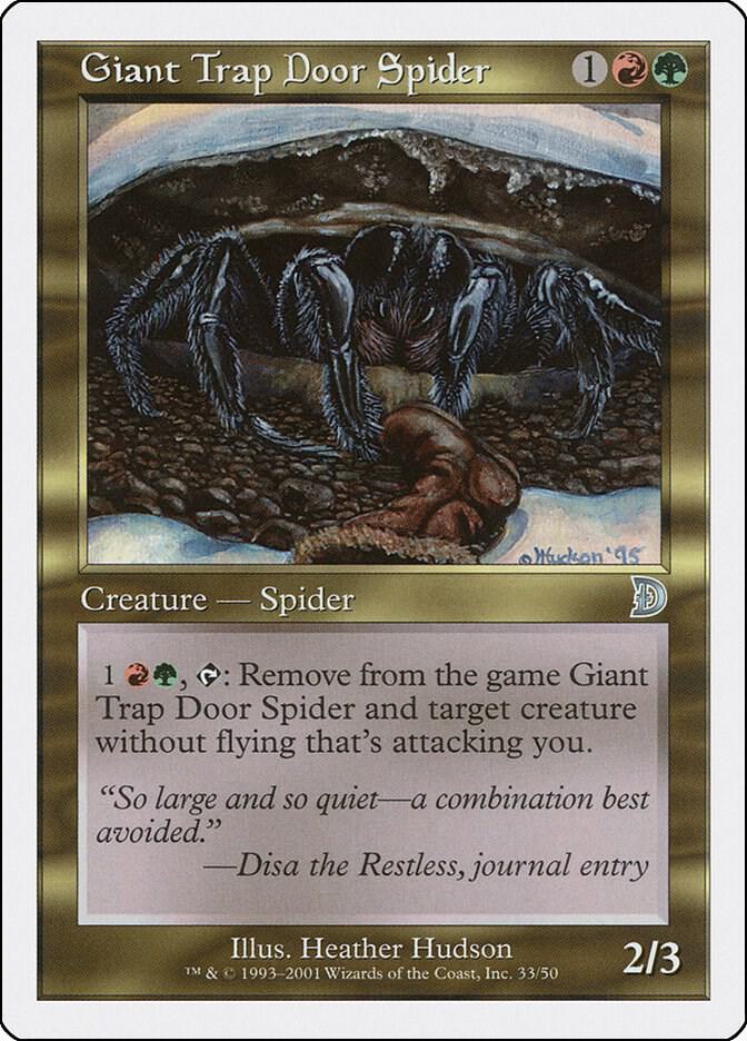 Giant Trap Door Spider [Deckmasters Garfield vs Finkel] 33