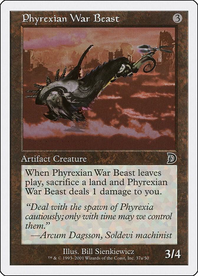 Phyrexian War Beast (37a) [Deckmasters Garfield vs Finkel] 37a