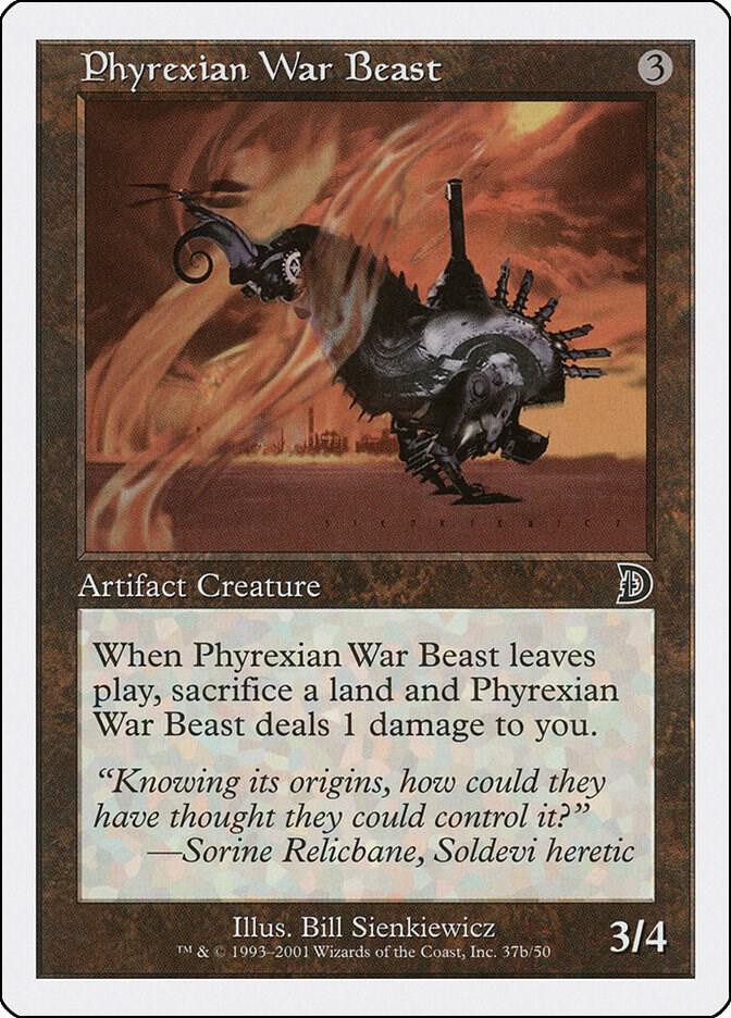 Phyrexian War Beast (37b) [Deckmasters Garfield vs Finkel] 37b