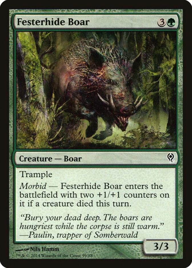 Festerhide Boar [Duel Decks: Jace vs. Vraska] 59