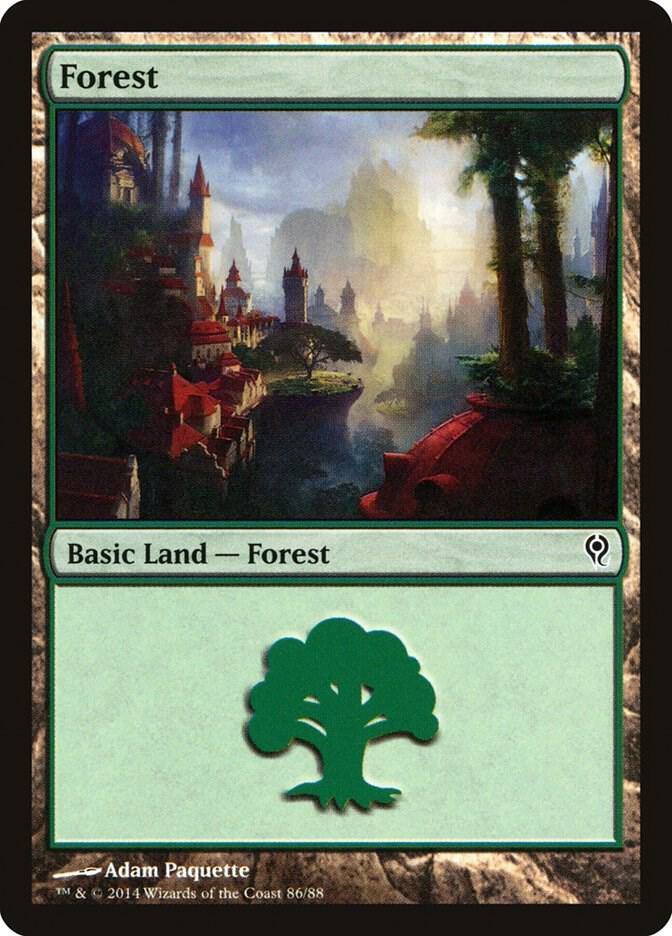 Forest (86) [Duel Decks: Jace vs. Vraska] 86