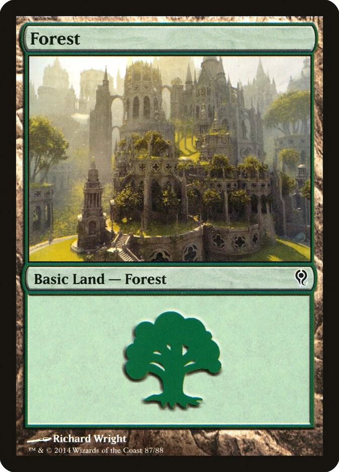 Forest (87) [Duel Decks: Jace vs. Vraska] 87