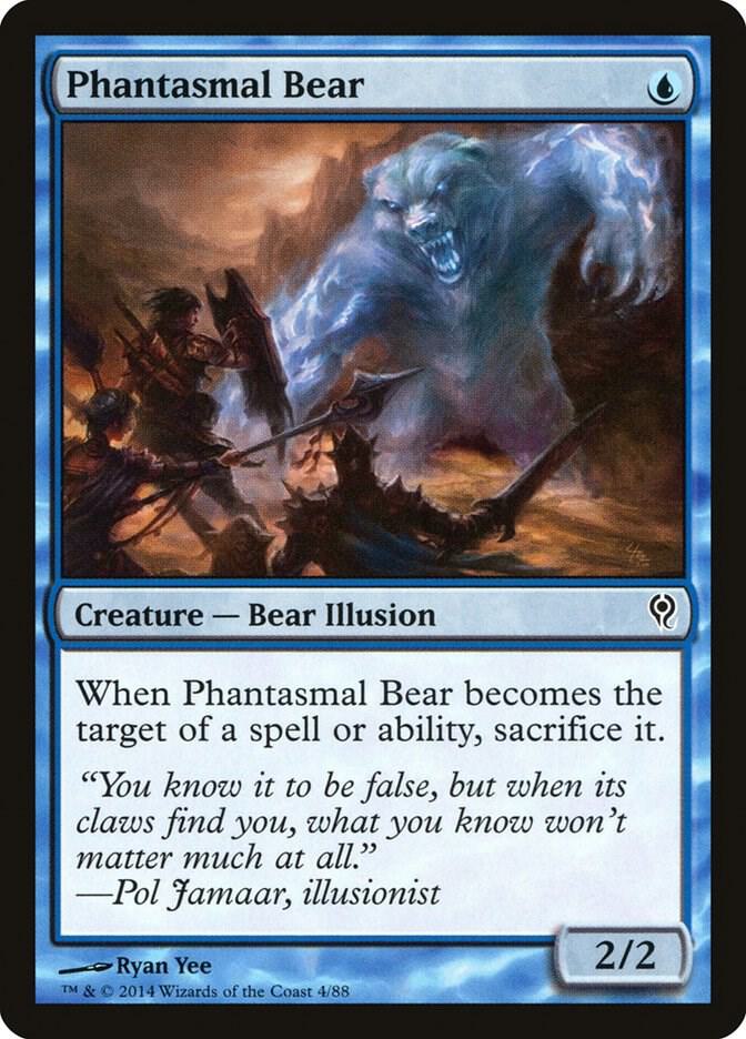 Phantasmal Bear [Duel Decks: Jace vs. Vraska] 4
