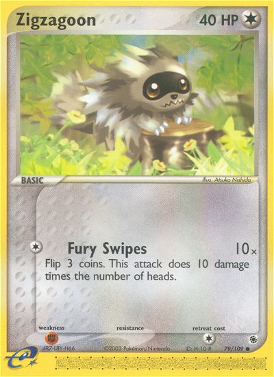 Zigzagoon - 79/109 Ruby & Sapphire