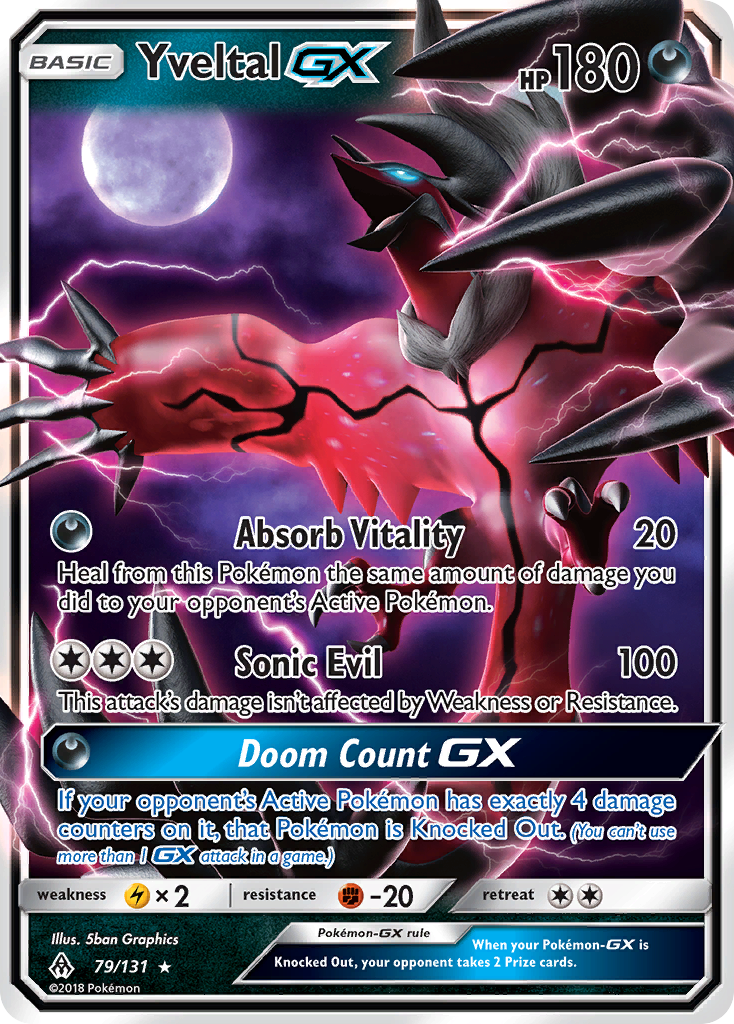 Yveltal-GX - 79/131 Forbidden Light