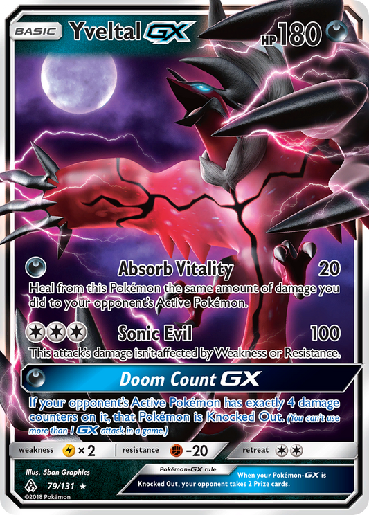 Yveltal-GX - 79/131 Forbidden Light