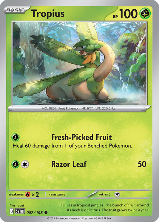 Tropius - 7/198 Scarlet & Violet