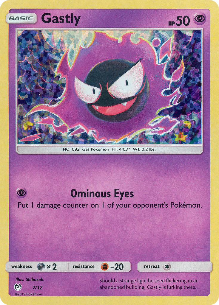 Gastly - 7/12 McDonald's Collection 2019