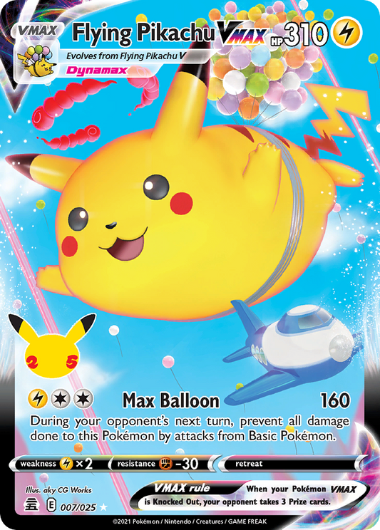 Flying Pikachu VMAX - 7/25 Celebrations