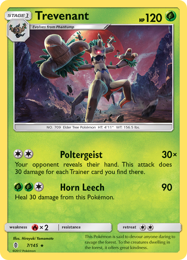 Trevenant - 7/145 Guardians Rising