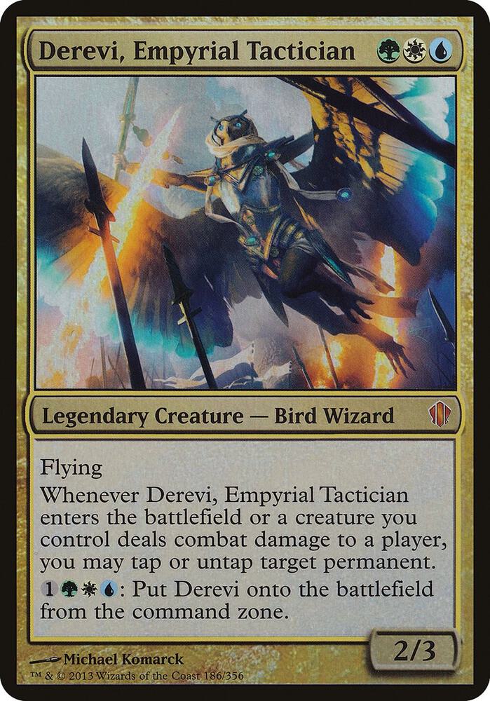 Derevi, Empyrial Tactician (Commander 2013) [Oversize Cards] 186