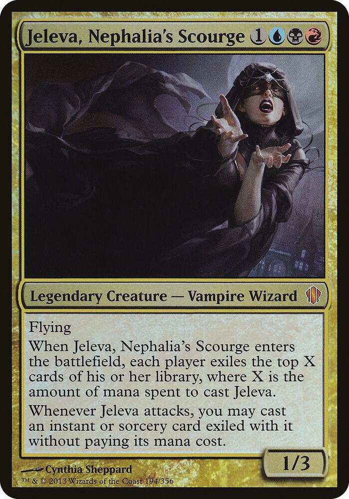 Jeleva, Nephalia's Scourge (Commander 2013) [Oversize Cards] 194