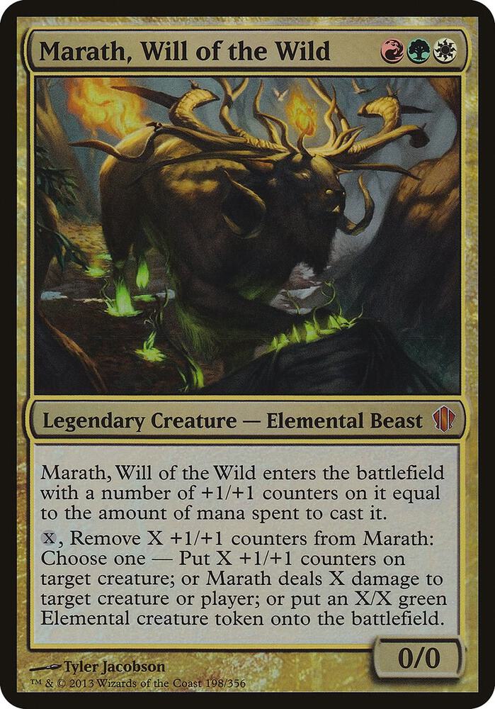 Marath, Will of the Wild (Commander 2013) [Oversize Cards] 198