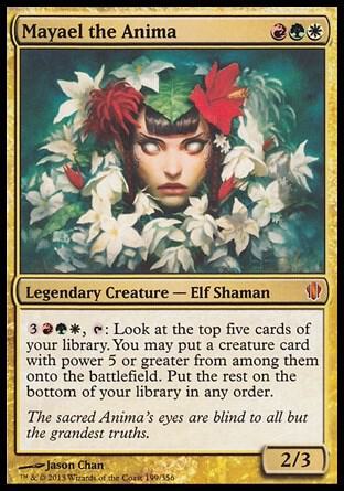 Mayael the Anima (Commander 2013) [Oversize Cards] 199