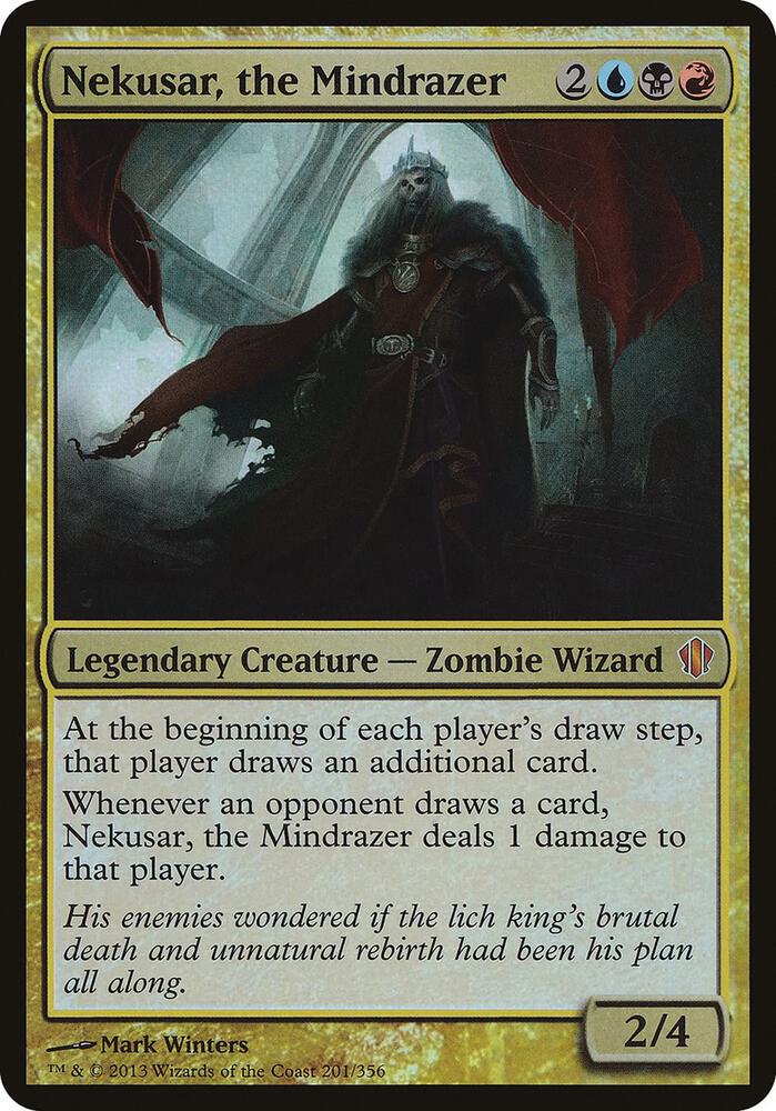 Nekusar, the Mindrazer (Commander 2013) [Oversize Cards] 201