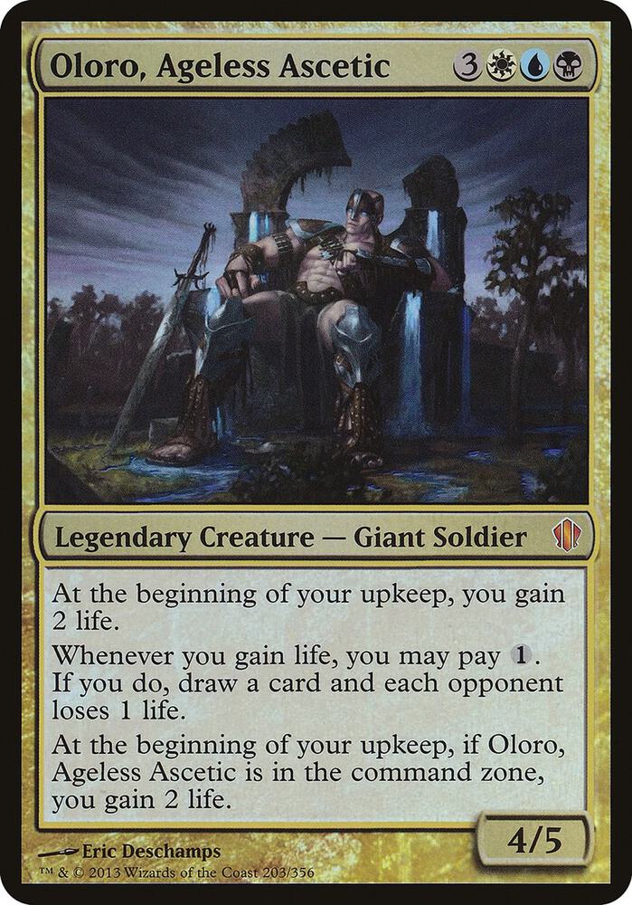 Oloro, Ageless Ascetic (Commander 2013) [Oversize Cards] 203