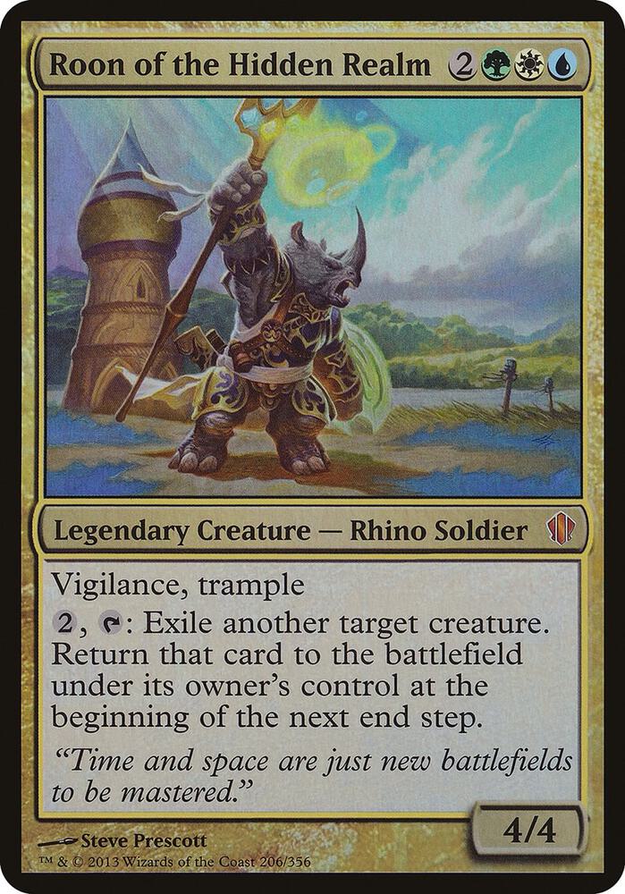 Roon of the Hidden Realm (Commander 2013) [Oversize Cards] 206