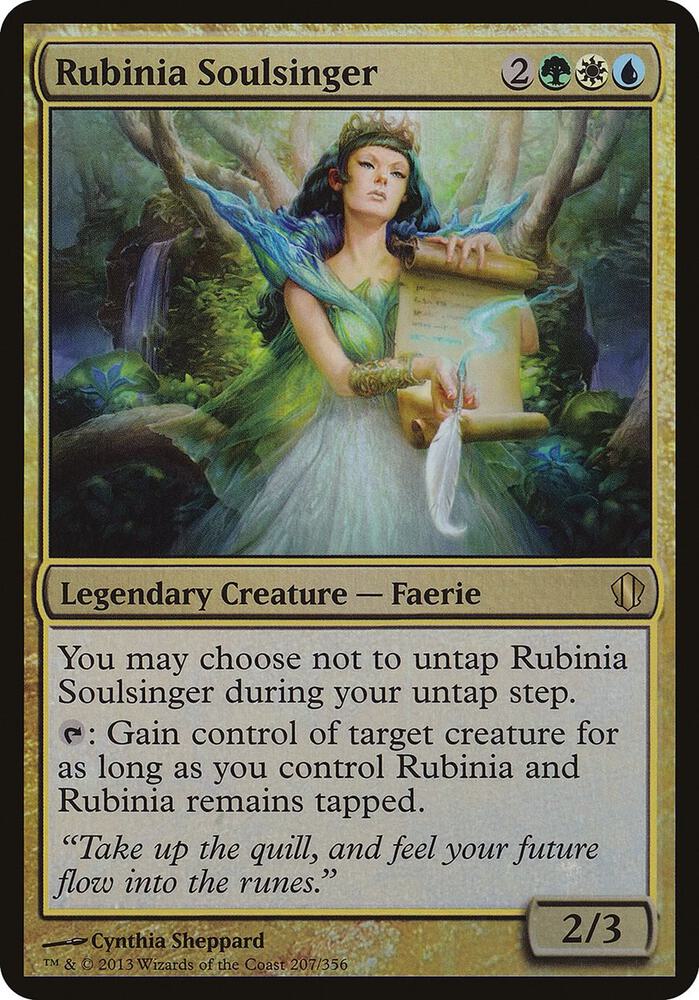 Rubinia Soulsinger (Commander 2013) [Oversize Cards] 207