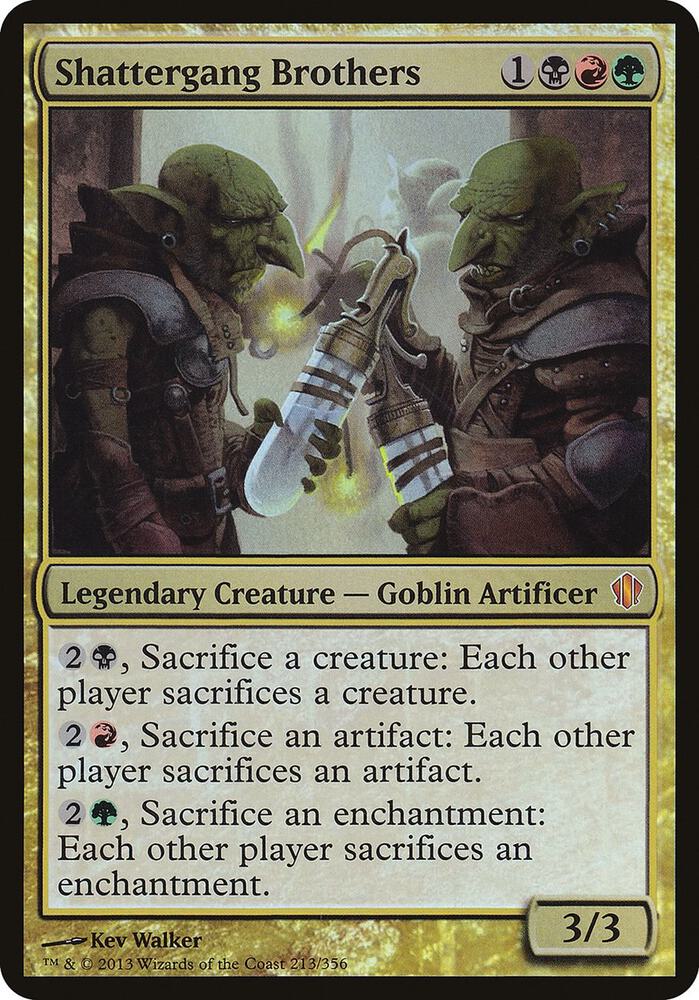 Shattergang Brothers (Commander 2013) [Oversize Cards] 213