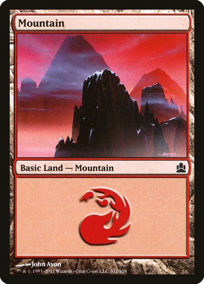 Mountain (312) [Commander] 312