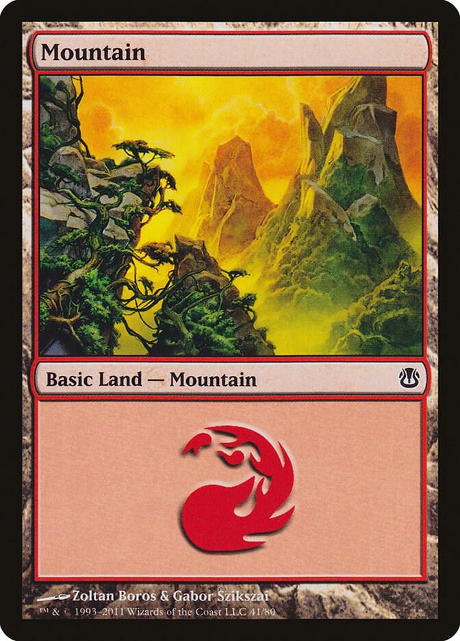 Mountain (41) [Duel Decks: Ajani vs. Nicol Bolas] 41