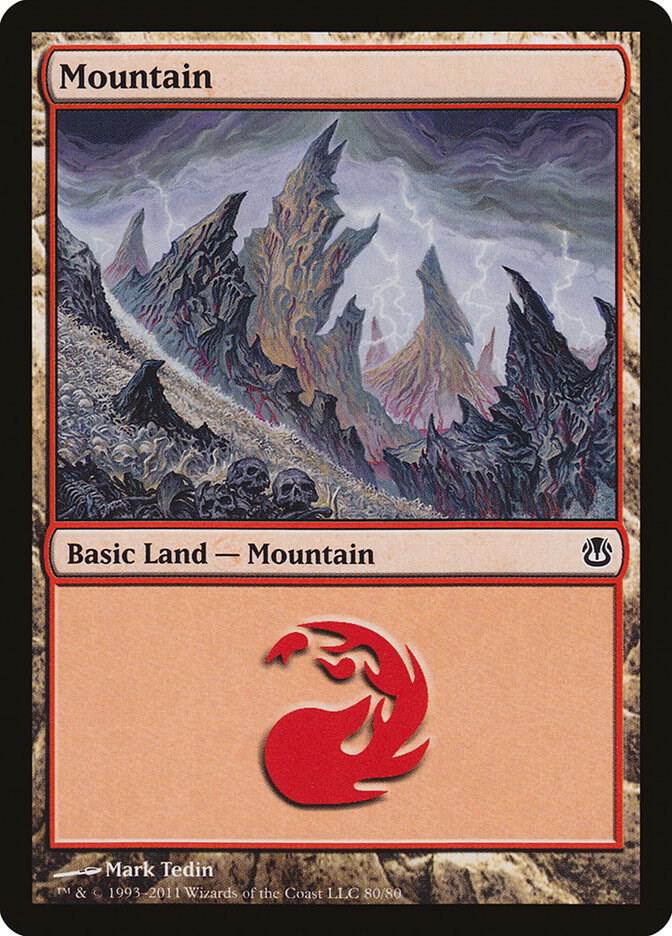 Mountain (80) [Duel Decks: Ajani vs. Nicol Bolas] 80