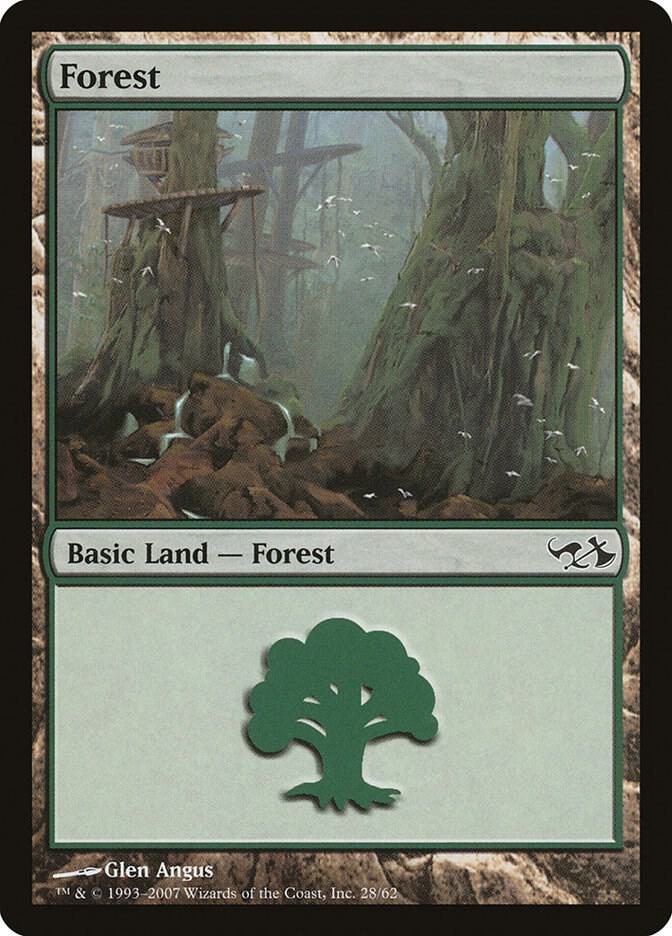 Forest (28) [Duel Decks: Elves vs. Goblins] 28