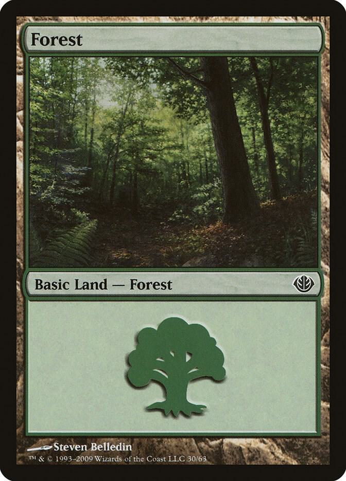 Forest (30) [Duel Decks: Garruk vs. Liliana] 30