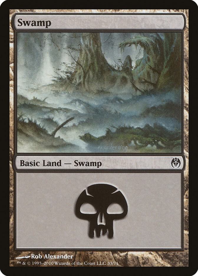 Swamp (33) [Duel Decks: Phyrexia vs. the Coalition] 33