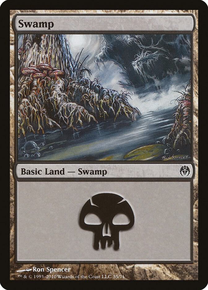 Swamp (35) [Duel Decks: Phyrexia vs. the Coalition] 35